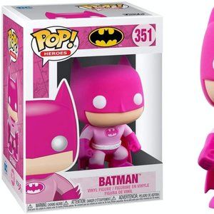 New Breast cancer Awareness Batman Funko Pop